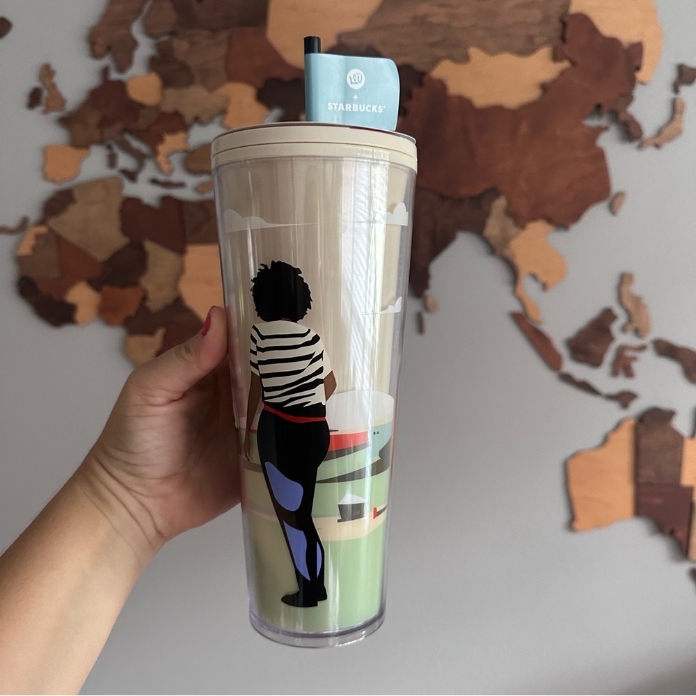 Starbucks x Lou Collab 24 Cold Cup Tumbler New with Tags